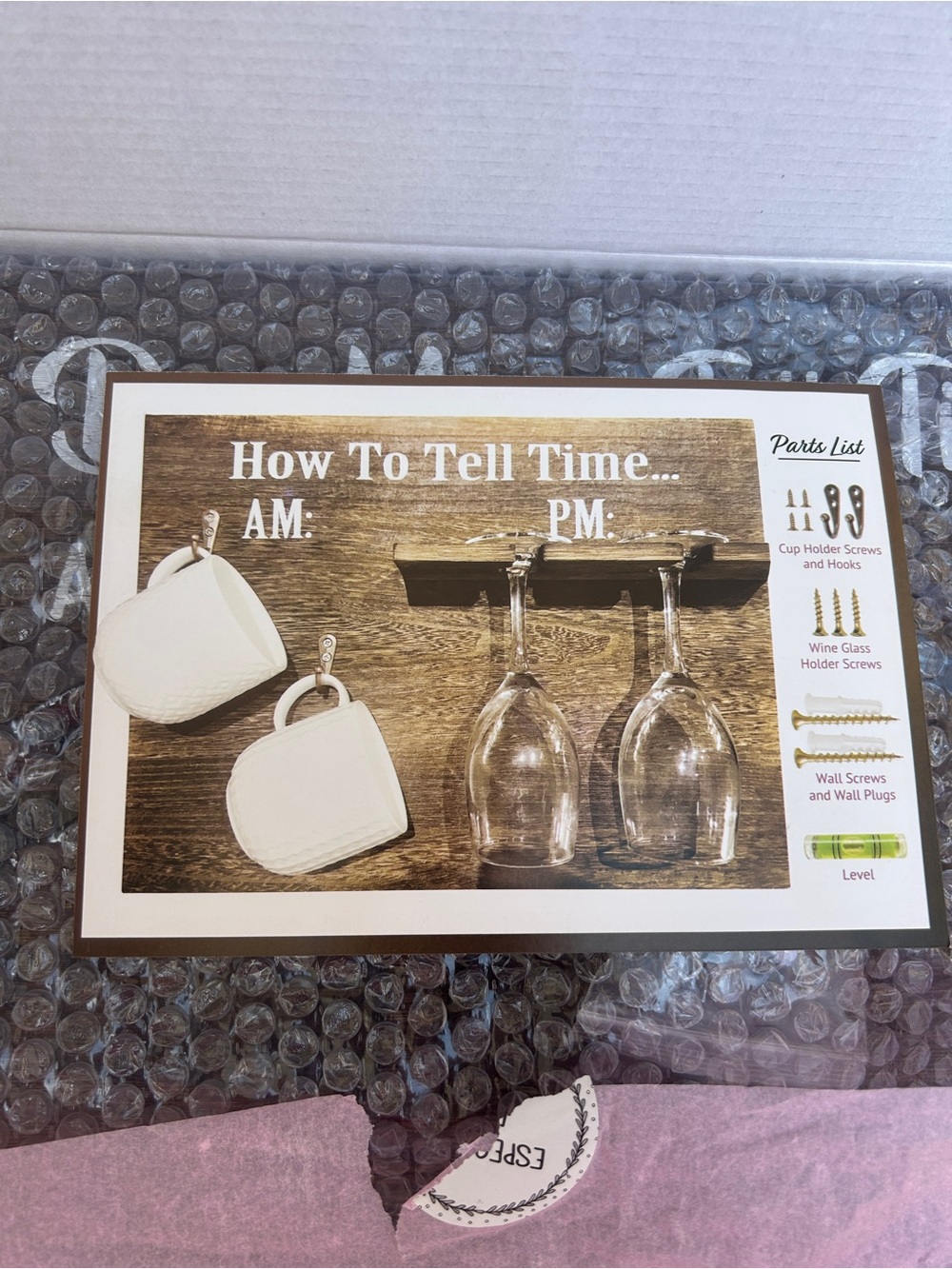 Dog Mom Gift Sign – “How Dog Moms Tell Time”